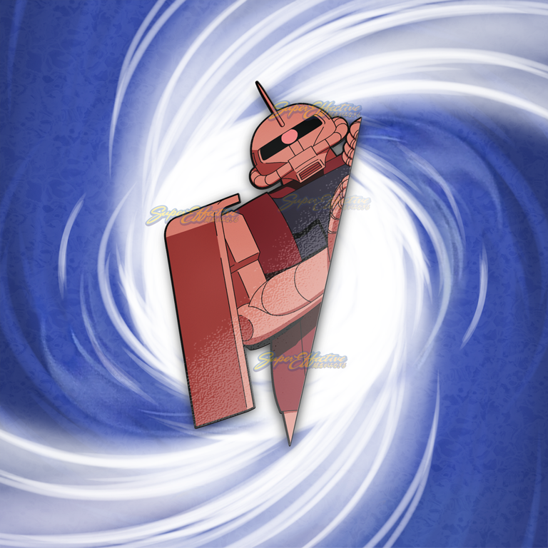 Char's Zaku Side Peek