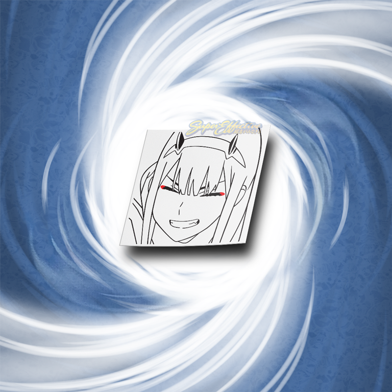 Zero Two Mirror Decal